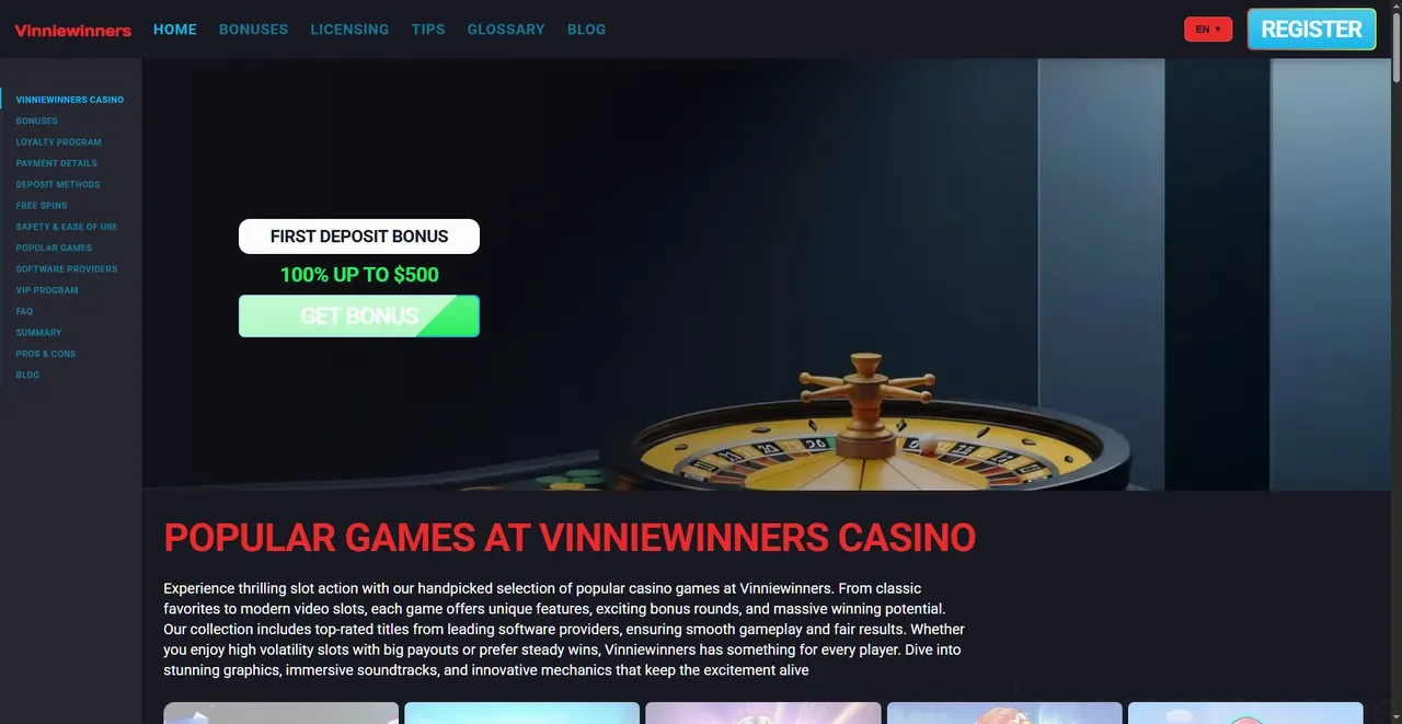 Vinniewinners Casino Casino